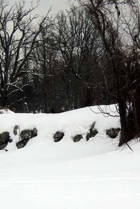 stone wall (winter)